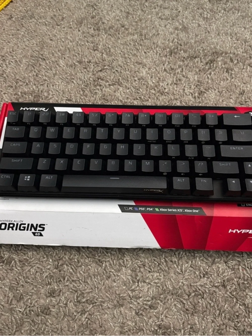 HyperX Alloy Origins 65 Mechanical Keyboard - Black/Red Box